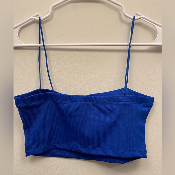 Shein blue tank / cami top - Picture 2 of 2